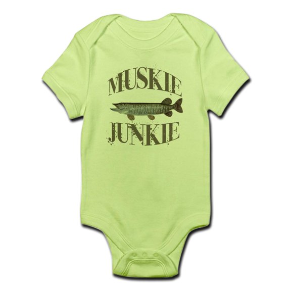 CafePress - MUSKIE JUNKIE Infant Bodysuit - Baby Light Bodysuit