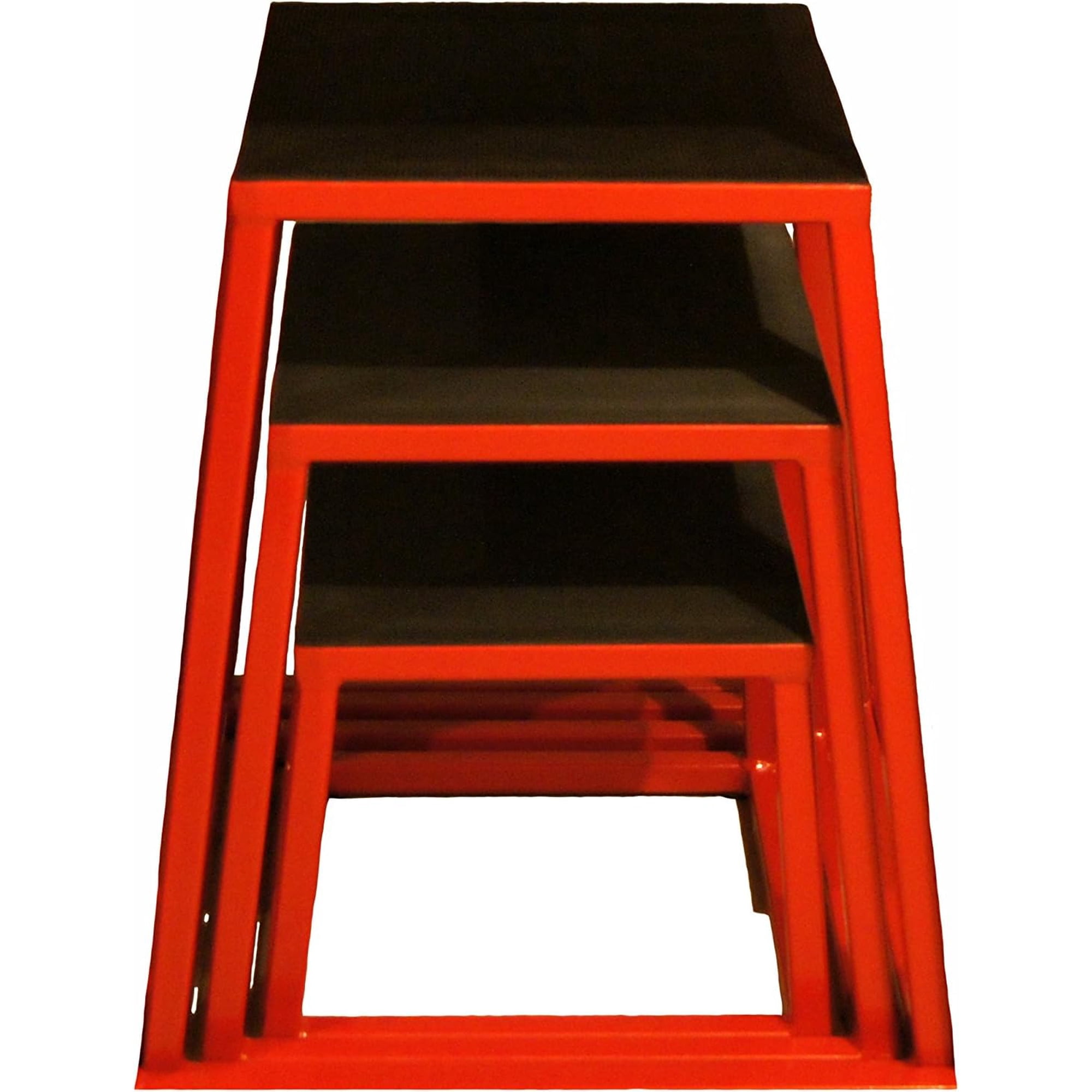 JFIT Plyometric Boxes - Made in Taiwan NO Assembly Required Single - Height Box Set and Adjustable Box Options Plyometric Platform and Jumping Agility Box for Training Conditioning Strength Training