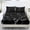 Black Marbled, variant on Xixirimido Patchwork Tapestry Print 3Pcs Fitted Sheet Set Soft Bed Sheet with 2 Pillowcases Wrinkle Resistant Bedding Set Breathable Mattress Sheets, Queen Size
