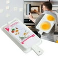 Microwave Eggs Poacher With Handle Double Egg Boiler Eggs Poacher 2 Cup ...