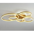 thumbnail image 6 of Aiwen 5-ring Shape Flush Mount Ceiling Lamp with 5 Integrated LED Lights, 6 of 8