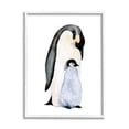 thumbnail image 4 of Stupell Industries Penguin and Chick Watercolor Painting Children's Nursery Arctic, 11 x 14,Design by Fox Hollow Studios, 4 of 5