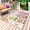 LightPink, variant on Watercolor Floral Gnomes Outdoor Rug 5x7 Ft - Reversible Patio Rug Outdoor Camping Rugs, Spring Garden Butterflies Beige Indoor Outdoor Area Rugs, Non-Slip Outdoor Carpet Runner for Deck/Porch