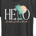 thumbnail image 3 of Instant Message - Hello Sunshine Palms - Women's Short Sleeve Graphic T-Shirt, 3 of 6
