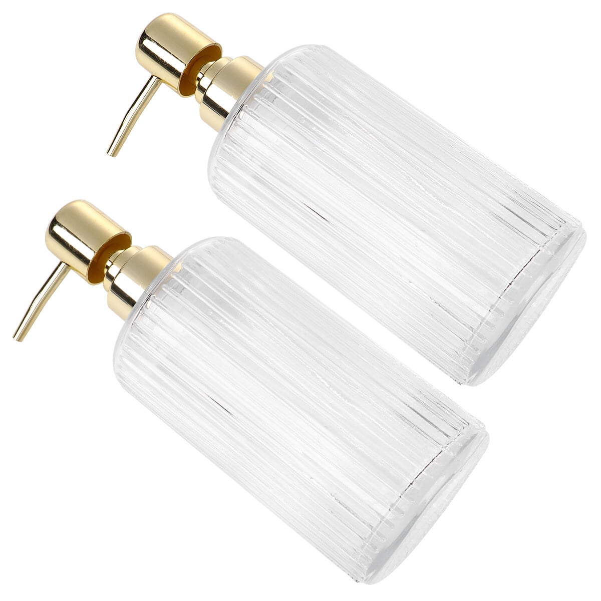 Tineasur Golden Glass Travel Lotion Bottle for Storage, Elegant and Design for Easy Use