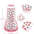 thumbnail image 3 of GUANGHONG 11 Piece Children's Playhouse Kitchen Toy Apron Baking Tool Set Mini Kitchen Cake Apron, 3 of 6