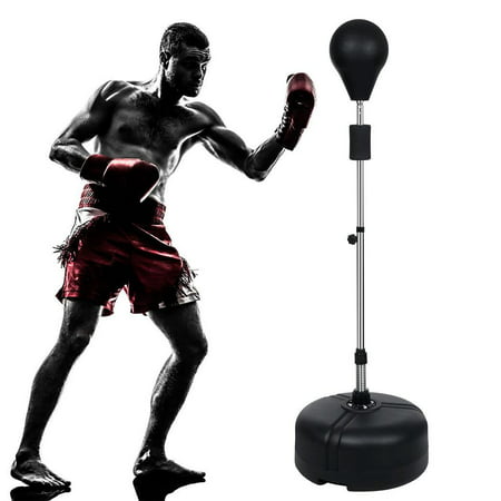 Reflex Bag Sports Boxing Punching Bag Freestanding Gym Adjustable Height Workout Training Bag (Best Boxing Gyms In Philadelphia)