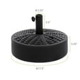 thumbnail image 4 of Greemotion Fab 17.75" Black Plastic Fillable Free Standing Umbrella Base, 4 of 8