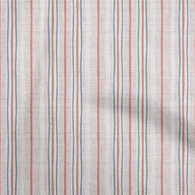oneOone Georgette Viscose Dusty Pink Fabric Stripes Sewing Craft Projects Fabric Prints By Yard 42 Inch Wide