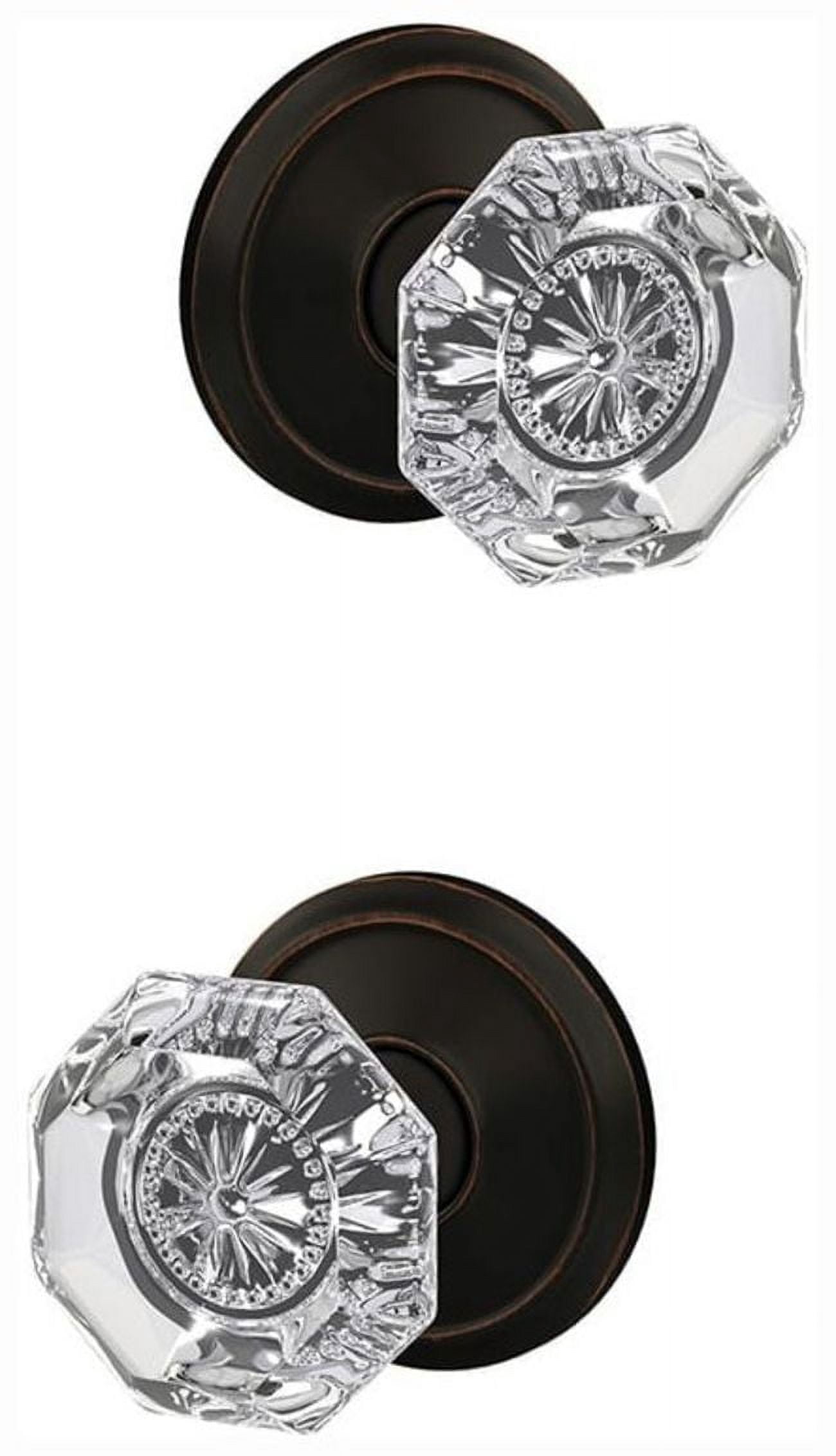 Schlage FC21ALX716ALD Custom Alexandria Passage & Privacy Door Knob Set - Bronze