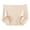 Beige, variant on Women's Seamless Private Pad Tight High Waisted No Show Briefs Light Purple S