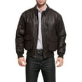 thumbnail image 2 of Landing Leathers Mens Air Force A-2 Leather Flight Bomber Jacket (Regular & Tall), 2 of 7