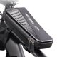 thumbnail image 2 of Accesorios para bicicletas RUEDA ARRIBA 1. 5L Tubo superior de bicicleta reflectante Bolsa de almacenamiento de bicicleta MTB Estuche blanco JShteea El nuevo, 2 of 7