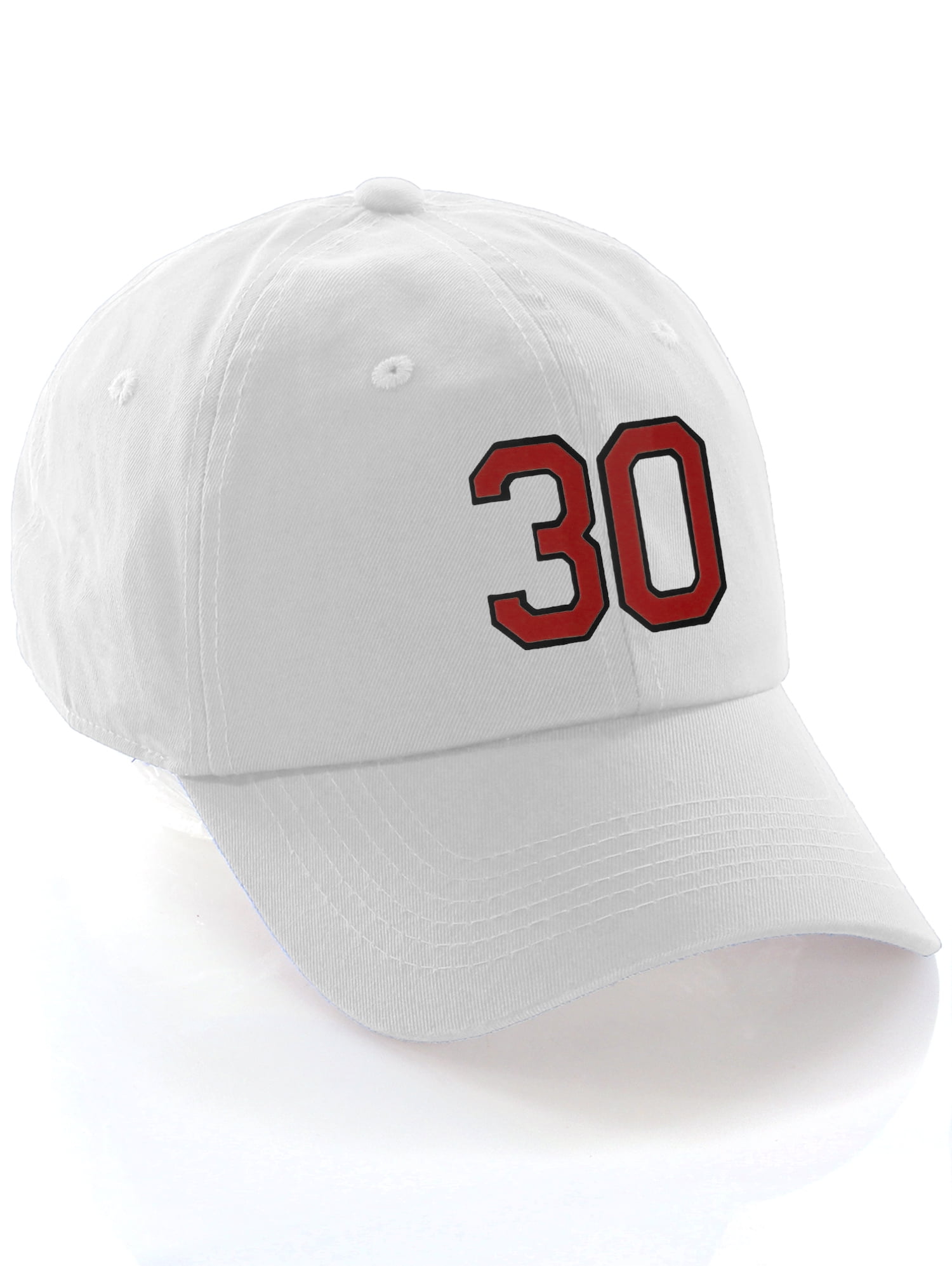 baseball hats with numbers