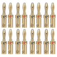 thumbnail image 2 of Banana Plug Connector Corrosion-Resistant Banana Connector for Audio Video Amplifier Speaker Cable Jack, 2 of 5