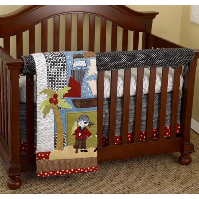 Cotton Tale PR7S Pirates Cove 7 Pieces Crib Bedding Set