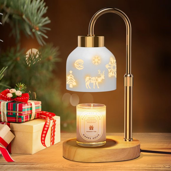 Calentador de velas navideñas LAMP Lukasa con temporizador de altura ajustable