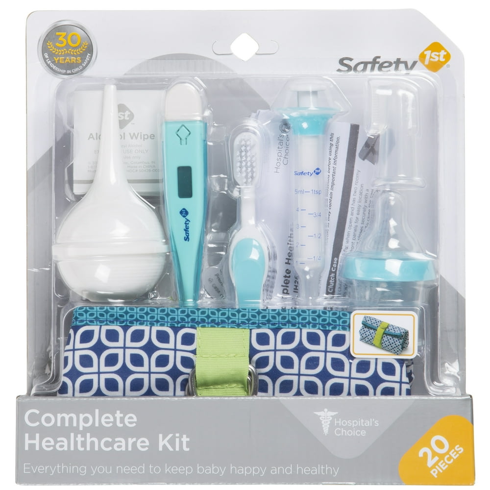 Safety 1st Complete Baby Healthcare 20 Piece Kit, Seville Blue