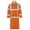 Hi Viz Orange, variant on ERB Class 3 Long Raincoat Lime #S163