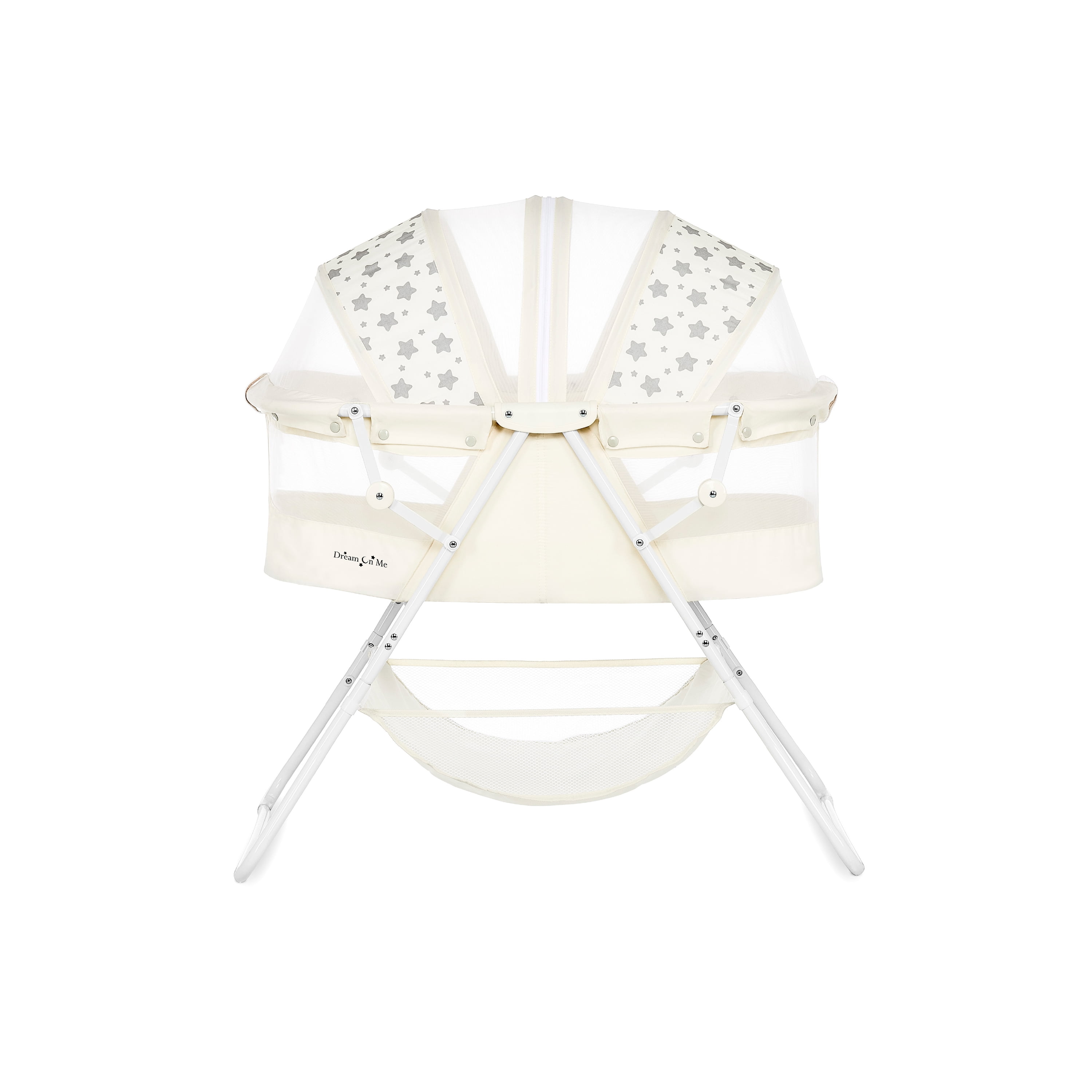 Dream On Me Karley in French White, Lightweight Portable Baby