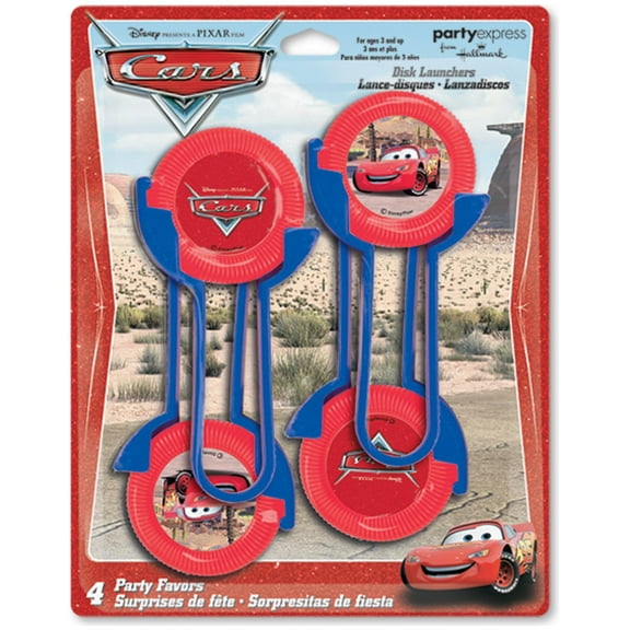 Cars Disc Launchers / Favors (4ct)