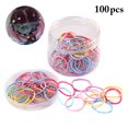 thumbnail image 1 of 100PCS Porte-Queue de Cheval Mode Élastique Cheveux Créatifs Cravate Corde à Cheveux pour les Filles, 1 of 9
