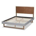 thumbnail image 3 of Baxton Studio Ash Walnut Brown Finished Wood King Size Platform Bed, 3 of 11