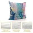 thumbnail image 4 of PHYHOO  Pink Blue Golden Throw Pillow Covers ,Colorful Marble Pillow Covers for Youth,Glitter Marbling Texture Cushion Covers,Watercolor Accent Pillow Cases Home Room Decor, 4 of 5