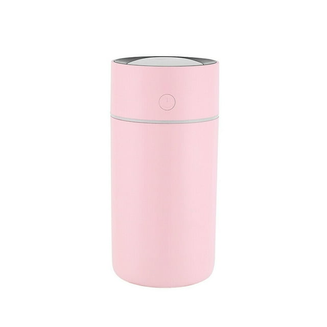 Yuarrent Humidificador de aire de 320ml, difusor de aire de luz de Color creativo silencioso, generador de niebla portátil, humidificador con Humidificadores rosado Yuarrent HA002359-03B