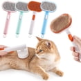 thumbnail image 1 of Xihbxyly Cepillo para Pelo de Mascotas, con Desvanecimiento Automático, Diseño de Masaje Cómodo, Función de Limpieza con Un Solo Clic, Apto para Perros, Gatos y Conejos, Mango Ergonómico, para Pelo C, 1 of 2