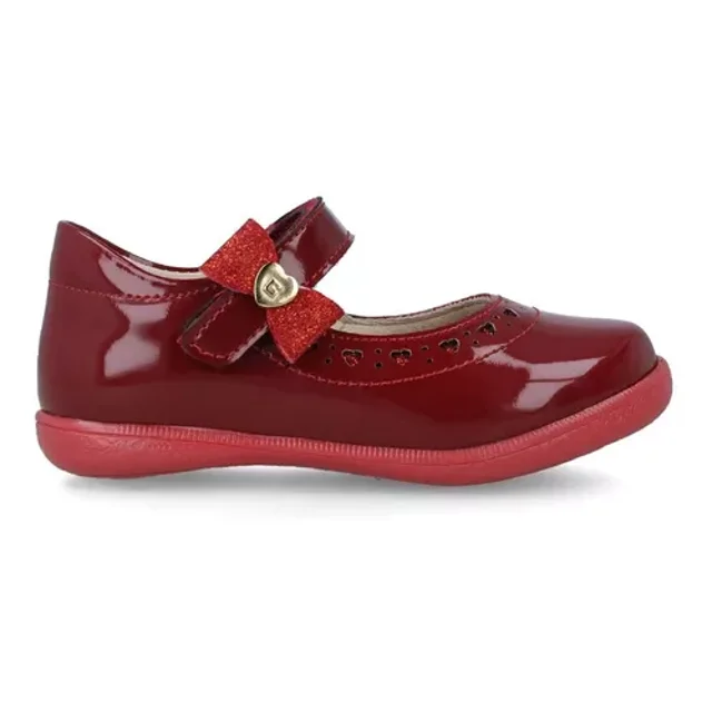 Flats Coqueta Zapatos Ballerinas Bebe/niña Charol Rojo