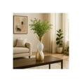 thumbnail image 3 of Elegant Twisted Ceramic Vase for Living Room and Home Decor Accent - Ideal for House Decor and Table Displays - Decorative Flower Vase for Entryway, Bedroom, or Office Desk - 16", Gold & Metallic, 3 of 13