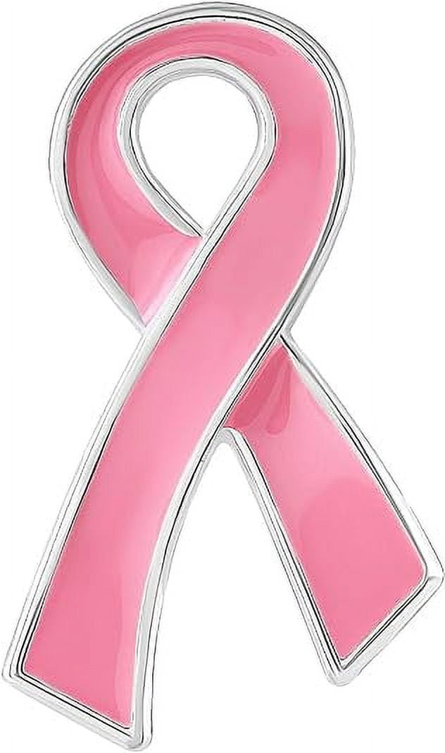 Pines de lazo rosa contra el cáncer de mama: paquete de pines de lazo ...