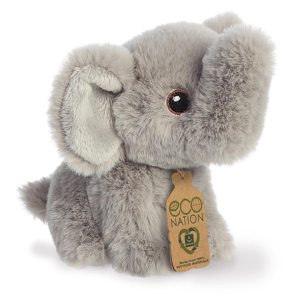 Animal de peluche Aurora Ecológico Eco Nation Mini Elephant
