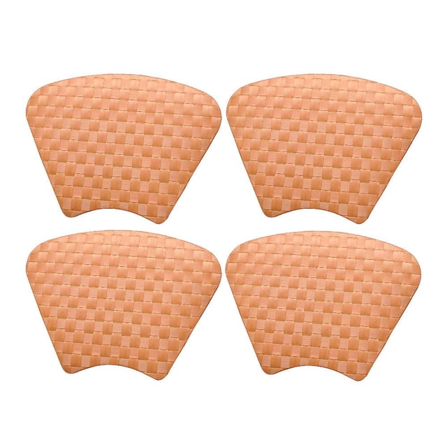 Set de 4 Individuales Semi Circulares Saleen (Naranja)