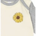 thumbnail image 4 of Inktastic Pocket Full of Sunshine Sunflower Boys or Girls Long Sleeve Baby Bodysuit, 4 of 5