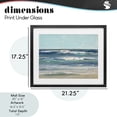 thumbnail image 4 of Stupell Industries Rustic Lodge Seagulls over Rolling Waves Black Framed Print Under Glass, 21 x 17, by Sally Swatland, 4 of 8