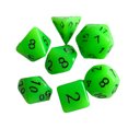 thumbnail image 4 of 7pcs Multi-faced Acrylic Dices Noctilucent geometric shape Table Games Tools Numbers Geometric Shape Dices Kit, 4 of 7