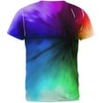 thumbnail image 2 of Black Light Raver Rainbow All Over Mens T Shirt Multi 2XL, 2 of 2