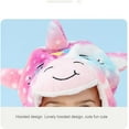 thumbnail image 5 of Unisex Baby Animal Onesie Flannel Hooded Romper for Infants Toddlers (0-3 Years) Winter Jumpsuit for Boys and Girls, 5 of 6