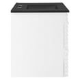 thumbnail image 3 of Modway Render 30" MDF Wood Wall-Mount Bathroom Vanity in White/Black, 3 of 4