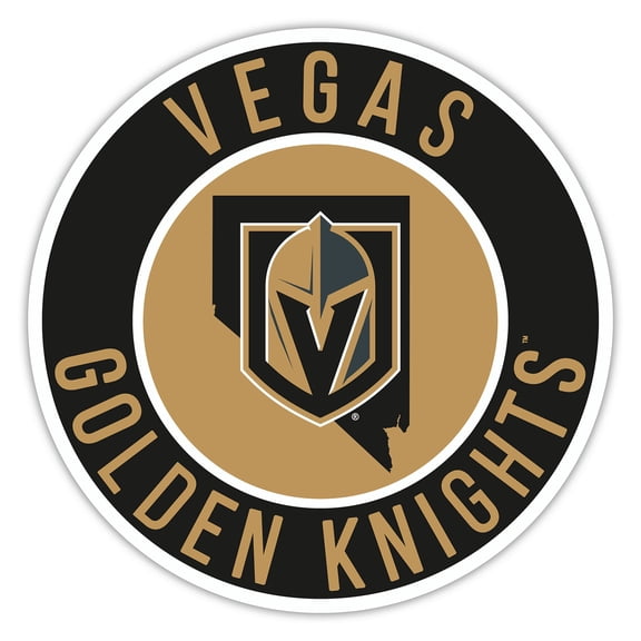 Vegas Golden Knights 15" State Circle Sign