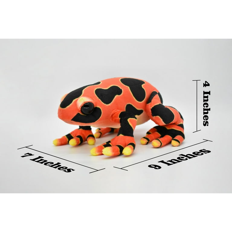 Assorted Plush Poison Dart Frogs