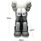 thumbnail image 2 of KAWS Model Art Toys Figura de acción de 12 pulgadas 30 cm ilustración famosa personaje de dibujos animados original compañero de juguete Pascua / Navidad para decoración del hogar, regalo, fiesta Gris Xishao Juguetes, 2 of 2