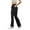 Black, variant on QATAINLAV Womens Flare Yoga Pants with Pockets Casual High Waist Bootcut Flared Leggings Solid Color Butt Lifting Bell Bottom Tights Brown XXL Todays Daily Sales