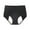 009_Black, variant on ZHENHONG Period Underwear for Women High Waisted Leak Proof Panties Underwear for Leak Proof Cotton Overnight Menstrual Panties Briefs