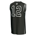 thumbnail image 3 of Unisex GameDay Greats #12 Black Texas A&M Aggies Basketball Lightweight Fashion Jersey, 3 of 4