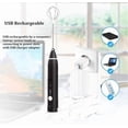 thumbnail image 3 of Milk Frother, Handheld Foam Maker USB Rechargeable Coffee Frother with 2 Stainless Whisks3-Speed Adjustable Mini Blender for Cappuccino, Latte, Bullet, 3 of 4
