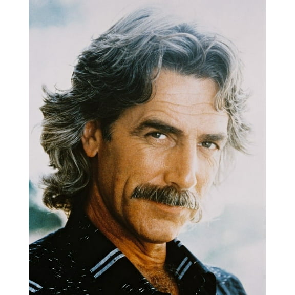 Sam Elliott Classic Pose in Black Shirt 24x36 Movie Poster HD Aluminum Wall Art