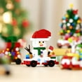 thumbnail image 3 of 3D Christmas tree Building Blocks Set DIY Micro Blocks Santa Claus Snowman Model Kits Educational Gift for Adults boy kids toys, 3 of 6